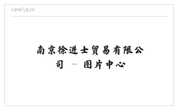 南京徐进士贸易有限公司 缩略图